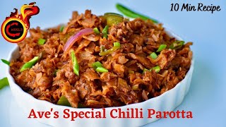 Chilli Parotta  Leftover Parotta Recipe  ബാക്കി വന്ന പൊറോട്ട കൊണ്ട് ചില്ലി പൊറോട്ട  Ep1046 [upl. by Bringhurst]