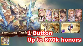 GBF Luminiera Credo Omega 1 Button 670870k honors explanation in description [upl. by Ev937]