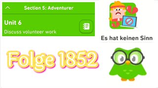 Lets Learn German With Duolingo  Episode 1852 [upl. by Hselin962]