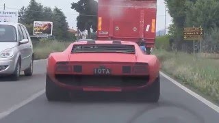 Chasing the Miura Jota in a Lamborghini Countach on Grande Giro [upl. by Tuneberg289]