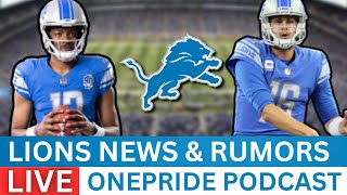 Detroit Lions Training Camp News Ft Jameson Williams Jared Goff AmonRa St Brown amp Hooker [upl. by Hultin]