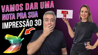 Vamos dar nota pra sua impressão 3D livecomyoutube [upl. by Aushoj]