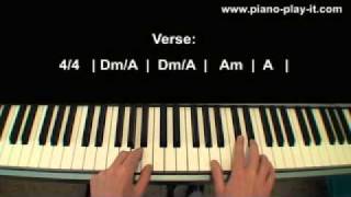 Bruno Mars Grenade Piano Tutorial [upl. by Oirevas75]