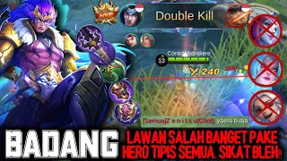 Lawannya Tipis Semua Yaudah Kita Sikat Aja  Badang Best Build 2021  Mobile Legends [upl. by Symons]