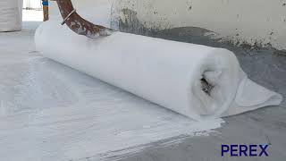 Perex Waterproofing Solutions  Acrylic Elastomeric Polymer Waterproofing Application Process [upl. by Hodgkinson]