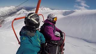 Ski Trip Chile 2017  Nevados de Chillan freeriding sector Pirigallo y Tres Marias [upl. by Candace]