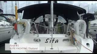 Beneteau First 45F5 Video  Phuket Yacht Charter  Bareboat quotSitaquot by Elite Yachting [upl. by Ahsineg751]