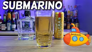 🍺¿Cómo Preparar EL SUBMARINO 🍻  Delicioso Coctel con Tequila y Cerveza  Drinkiando [upl. by Kieffer533]