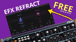 Arturia Efx REFRACT Effect Plugin With Novation Peak Synthesizer Sound Demo Free Download [upl. by Rexford]