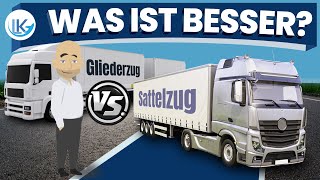 Wir vergleichen Sattelzug und Gliederzug [upl. by Jessica]