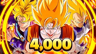 4000 STONES CARNIVAL LR SSJ GOKU VEGETA amp TRUNKS SUMMONS DBZ Dokkan Battle [upl. by Wendie332]