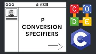 P Conversion Specifier  Ep 359  C Programming Language [upl. by Nada]