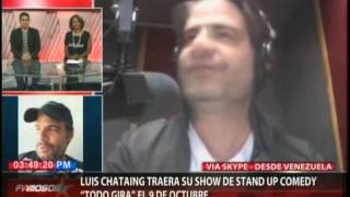 Entrevista al comediante venezolano LuisChataing en FamososInside con MarivellC y SamirSaba [upl. by Nalod]