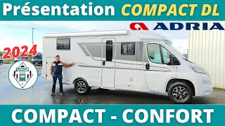 COMPACT et grand CONFORT  Présentation ADRIA compact DL collection 2024 Instant CampingCar [upl. by Ifill]