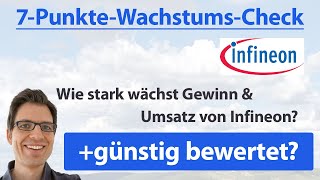 Infineon Aktienanalyse 2021 Wie stark wächst GewinnUmsatz günstig bewertet [upl. by Esinert]