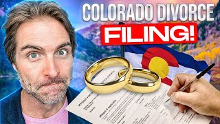 Divorce Filling How to Get a Divorce in Colorado [upl. by Attoynek684]