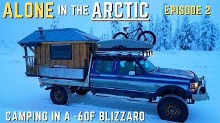 Driving an Old Ford Truck to the Arctic Ocean in 60F51C  5 Days2000 miles Snowstorm Camping [upl. by Einneg437]