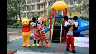 Disney mascot show  MascotShowscom [upl. by Nielson]