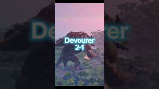 Godzilla vs the devourer fortnite godzilla fight edit [upl. by Eellek]