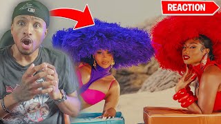 Cardi B  Bongos feat Megan Thee Stallion Official Music Video Reaction [upl. by Mowbray]