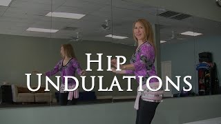 Learn Belly Dancing How To Do Belly Dance Hip Undulation  Camel [upl. by Naugan]