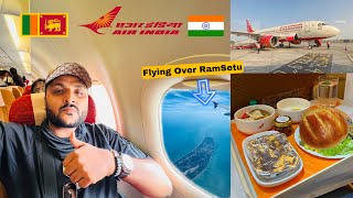 My First Air India international Flight Experience  free Seat amp unlimited food  Srilanka to India [upl. by Namurt]