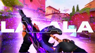 Lalala 💜🔥 Valorant Montage [upl. by Ynneh]