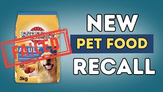 New Pet Food Recall What Pet Foods [upl. by Ennagroeg]