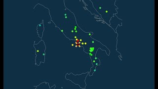 Terremoto Md 37 ai Campi Flegrei del 30 agosto 2024 alle ore 212315  GlobalQuake [upl. by Bank]