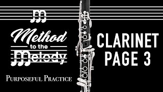 Method to the Melody Clarinet Page 3 [upl. by Anrev256]