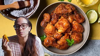 Extra Crispy Vegan BBQ Cauliflower Wings [upl. by Archaimbaud485]