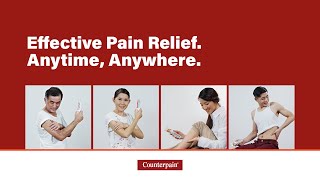 Counterpain Analgesic Balm l Effective Pain Relief Anytime Anywhere [upl. by Kathi]