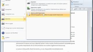 Comment faire un aperçu et imprimer une lettre sous Windows7wwwformenligneorg [upl. by Ettennal]