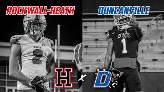 6A POWERHOUSE PROGRAMS RockwallHeath vs Duncanville  Texas High School Football Playoffs txhsfb [upl. by Santoro]