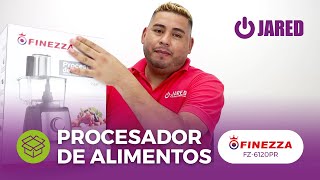 Desempaquetado  PROCESADOR DE ALIMENTOS FINEZZA FZ6120PR [upl. by Anaiviv]