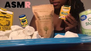 Edible white dirt ASMR Edible Belgorod chalk🏔🌽💕￼ [upl. by Katonah]