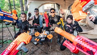 LTT Nerf War  Captain Police SEAL X Warriors Nerf Guns Fight Crime Group Dr Ken Barrack Robbers [upl. by Eiclud]