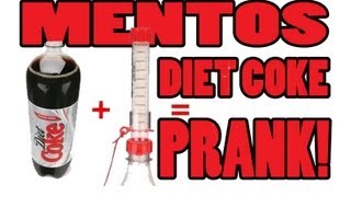 MentosDiet Coke Prank [upl. by Dryden150]