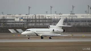 Dassault Falcon 900EX Luxaviation LXINB [upl. by Lorolla]