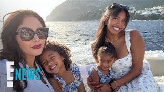 Vanessa Bryant amp Daughters Visit Kobe Bryants Italian Hometown  E News [upl. by Naahs]