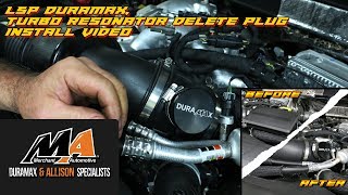 Mechanics Minute L5P Duramax Turbo Resonator Delete Plug Install [upl. by Ordnas]