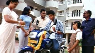 Allari Scene  Ravi Father Bought New Bike To Him  Allari Naresh Swetha Agrawal  HD [upl. by Dorolisa]