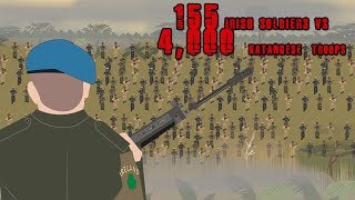 The Siege of Jadotville 155 Irish soldiers VS 4000 Katangese troops [upl. by Cassie576]