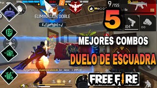 5 MEJORES COMBOS DE HABILIDADES PARA DUELO DE ESCUADRA EN FREE FIRE [upl. by Oehsen]