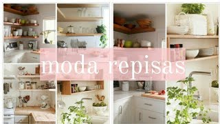 Repisas de madera para COCINAS💖elegantes sin gastar mucho💵 [upl. by Gerfen799]