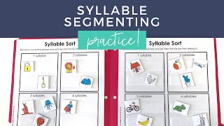 Syllable Segmenting Practice [upl. by Acinom]