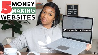 5 Best Websites to make MONEY from home online for FREE 2023 [upl. by Ahsitauq]