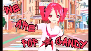 Teto Kasane AI  重音テト AI  We are POP☆CANDY SynthesizerV x MMD [upl. by Kacy]