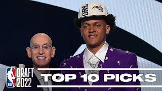 Top 10 Picks of 2022 NBA Draft  Paolo Banchero Jabari Smith Chet Holmgren amp More [upl. by Parsaye]