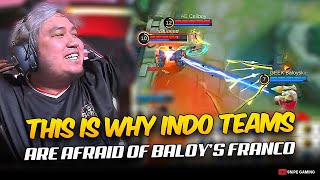 THIS IS WHY INDO TEAMS ARE AFRAID OF BALOYS FRANCO GODLY HOOKS   😲 [upl. by Ettenoitna]